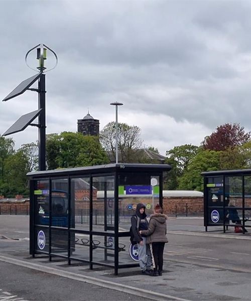 view of bus station s